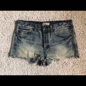 Free People Jean Shorts
